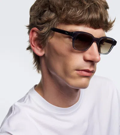 Dior Ibbon S1 Rectangular Sunglasses In Blau