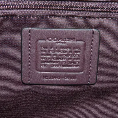 Pre-owned Coach Black Leather Backpack ()