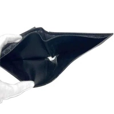 Pre-owned Dunhill Black Leather Wallet (bi-fold) ()