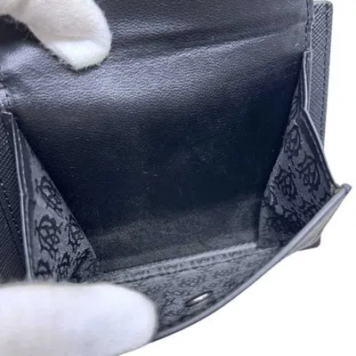 Pre-owned Dunhill Black Leather Wallet (bi-fold) ()