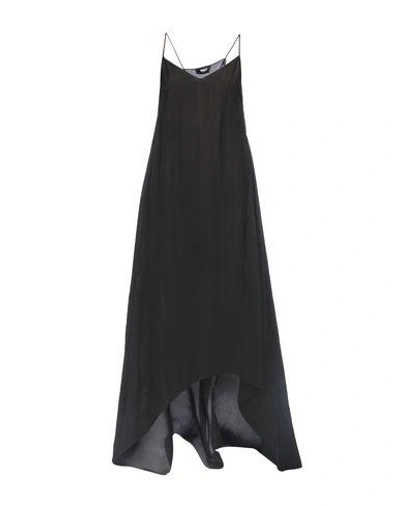 Yang Li 3/4 Length Dress In Black
