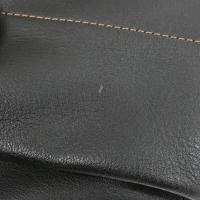 Pre-owned Loewe Black Leather Backpack ()