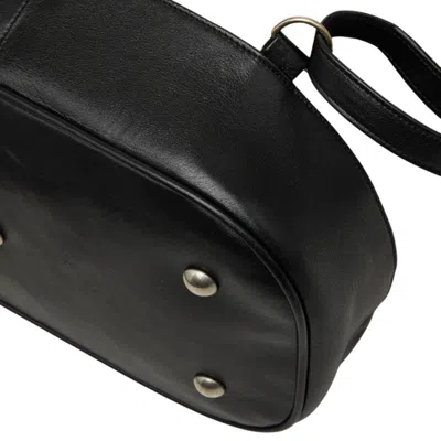 Pre-owned Saint Laurent Red Color Leather Wool Backpack ()