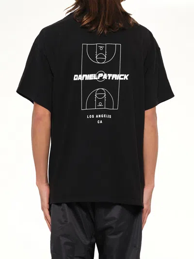 Daniel Patrick Dp Court T-shirt In Black