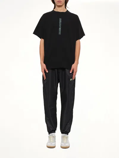 Daniel Patrick Vertical Logo T-shirt In Blk/sea