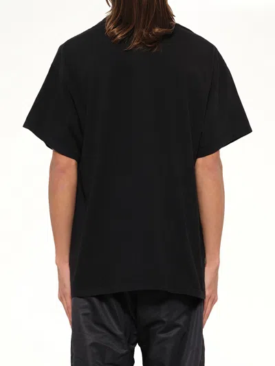 Daniel Patrick Vertical Logo T-shirt In Blk/sea