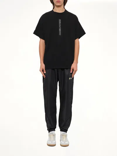 Daniel Patrick Vertical Logo T-shirt In Blk/grey