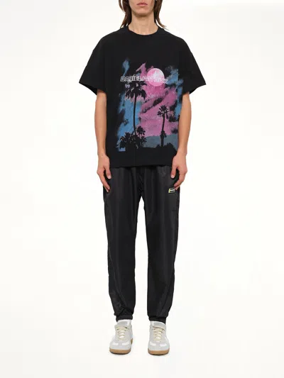 Daniel Patrick La Nights T-shirt In Black