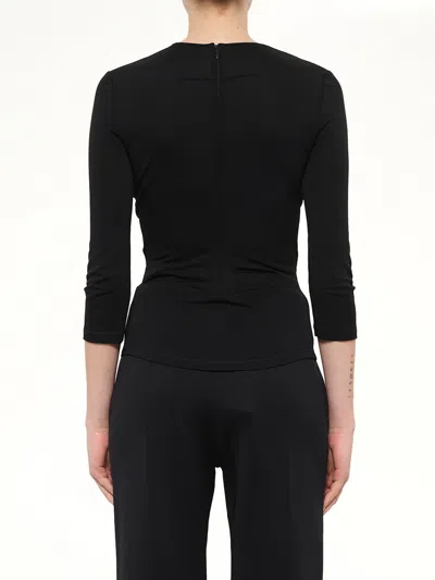 Givenchy Long Sleeve Top In Black