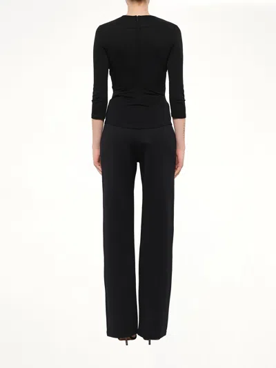 Givenchy Long Sleeve Top In Black