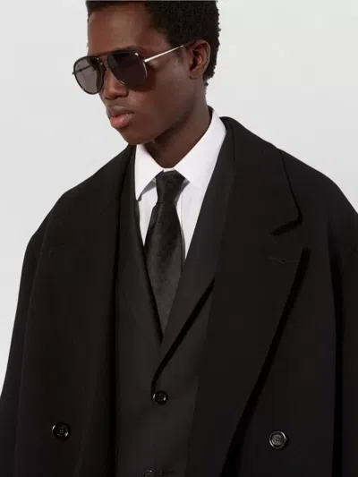 Gucci Gg Pattern Silk Tie In Black