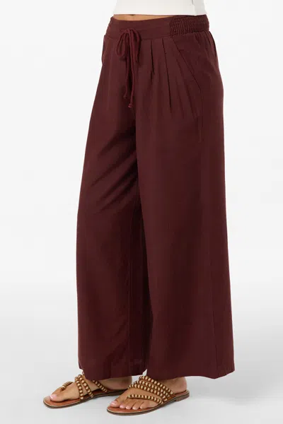 O'neill Women's Kree Drawstring Pull-on Pants In Brown