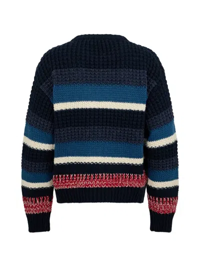 Dsquared2 Striped Chunky-knit Sweater In Multi