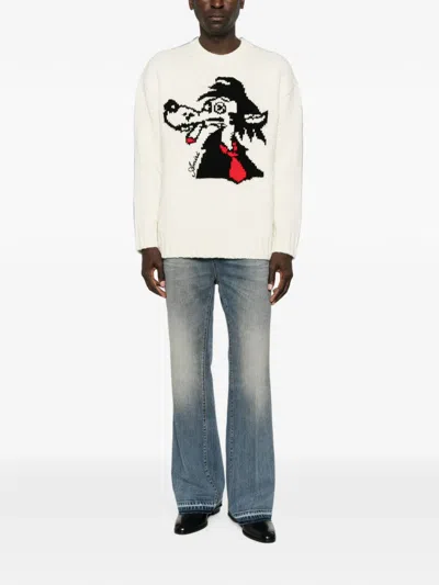 Amiri Faded-effect Bootcut Jeans In Blue