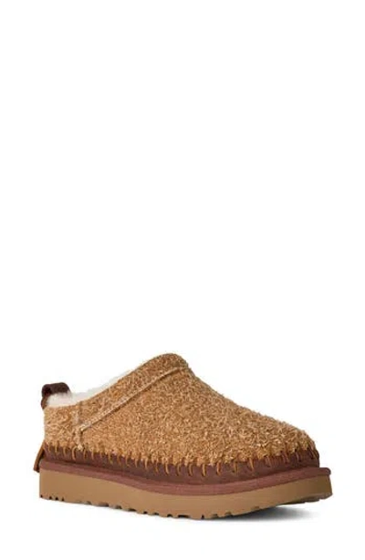Ugg Camel Suede Classic Micro Biarritz Slippers In Brown