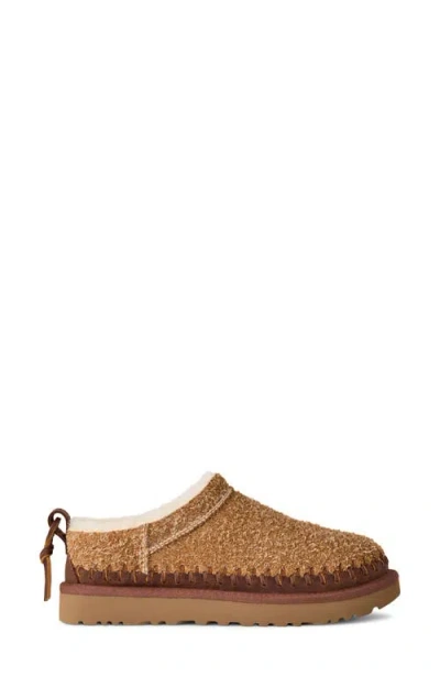 Ugg Camel Suede Classic Micro Biarritz Slippers In Brown