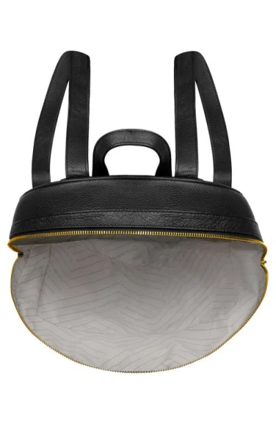 Champs Leather Backpack In Black