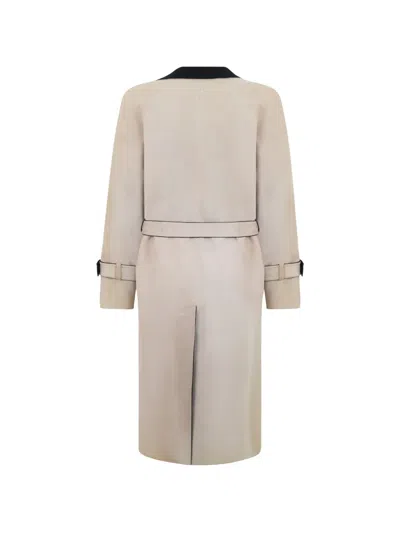 Moorer Belted Notch-lapel Coat In Multi