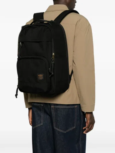 Filson Logo-patch Zip Backpack In Pattern