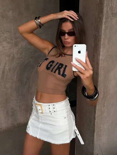 Outcast Willowa Top Tan