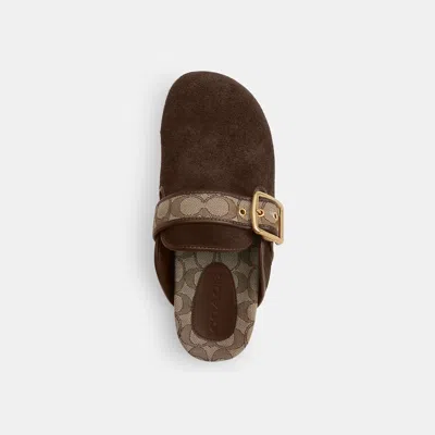 Coach Archival Buckle Clog In Multi