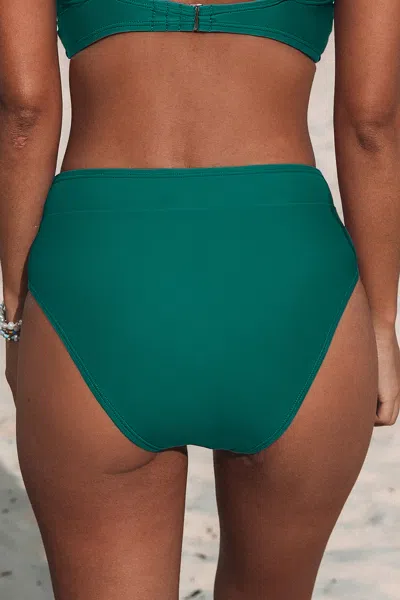Cupshe Evergreen Breeze Bikini Bottom In Green