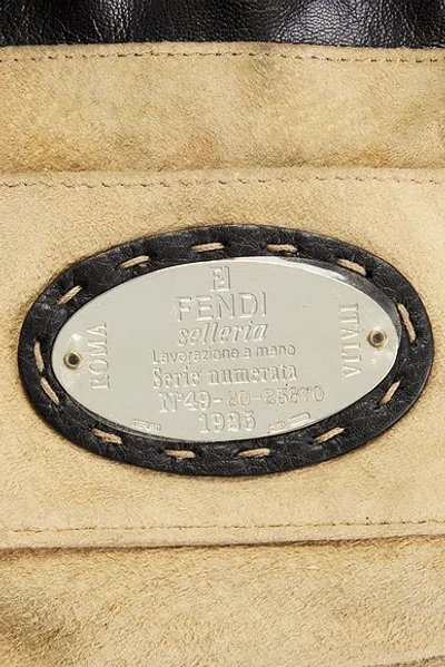 Pre-owned Fendi Chef Shoulder Bag In Black