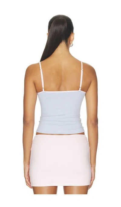 Tiger Mist Greer Scoop Neck Tank In 블루