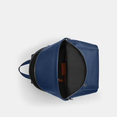 Coach Outlet Taylor Backpack In Silver/deep Blue