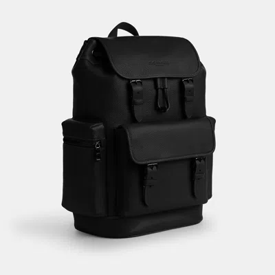 Coach Outlet Sprint Backpack In Matte Black/black
