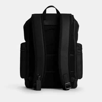 Coach Outlet Sprint Backpack In Matte Black/black