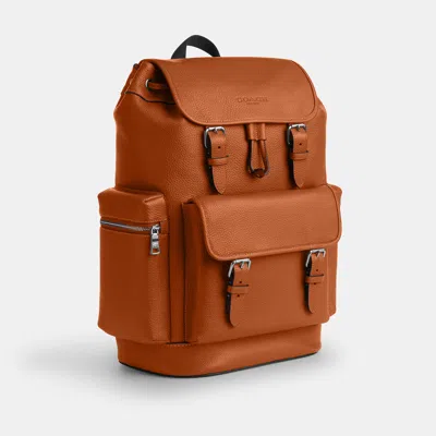 Coach Outlet Sprint Backpack In Silver/amber Brown
