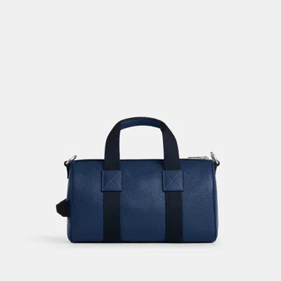 Coach Outlet Explorer Duffle Bag 28 In Silver/deep Blue