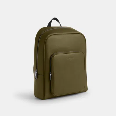 Coach Outlet Aiden Backpack In Silver/olive