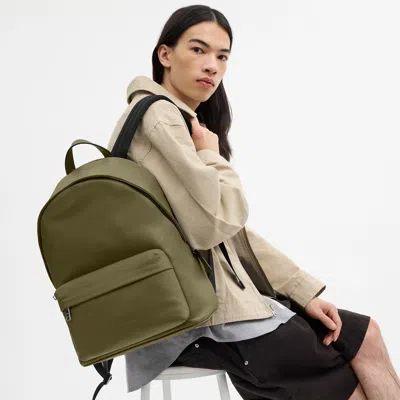 Coach Outlet Taylor Backpack In Silver/olive