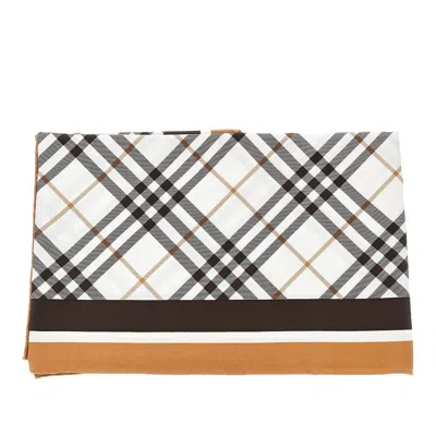 Burberry Check Silk Scarf In Multicolor