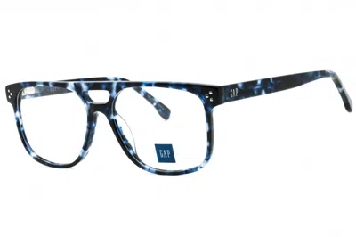 Gap Tortoiseshell-pattern Rectangle-frame Glasses In Blue