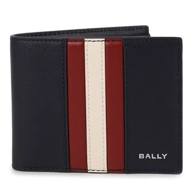 Bally Misos Bi-fold Wallet In Blue