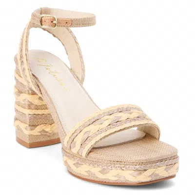 Matisse Lyla Leather Pump In Neutral