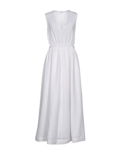 Carven Long Dress In White
