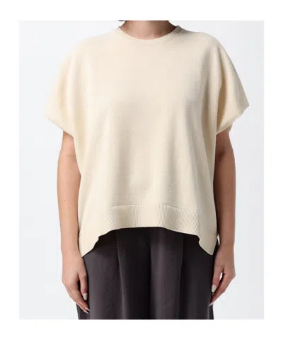 Alysi Knit T-shirt In Neutral
