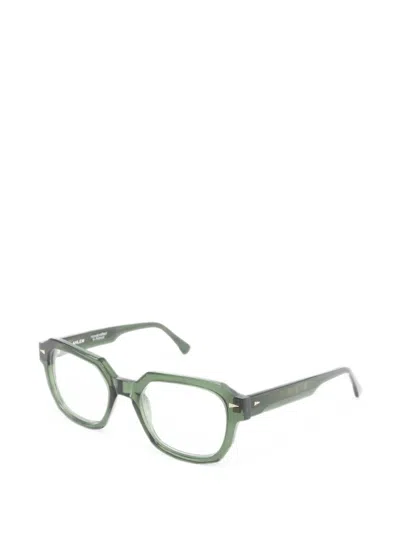 Ahlem 벨샤스 기하학 프레임 안경 In Green