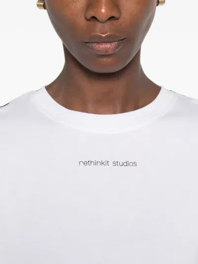 Rethinkit Studios Logo-print T-shirt In 화이트