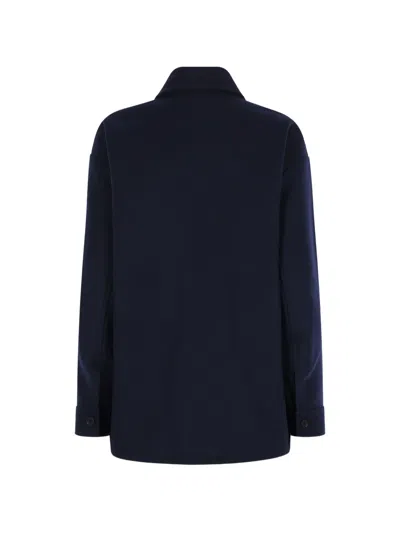 Aspesi Multi-pocket Jacket In Blue