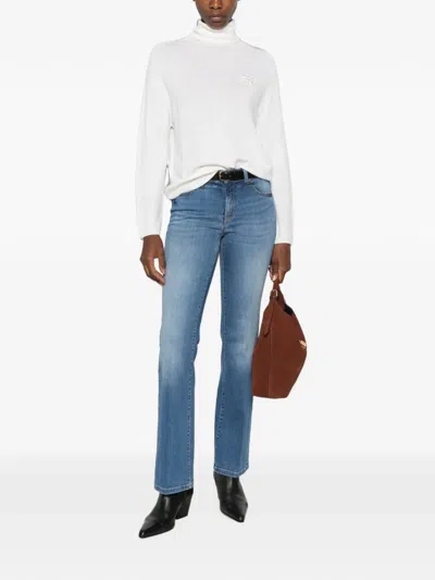 Cambio Paris Flared Jeans In 블루