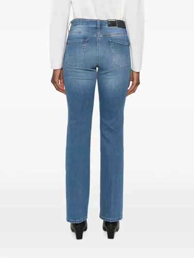 Cambio Paris Flared Jeans In 블루