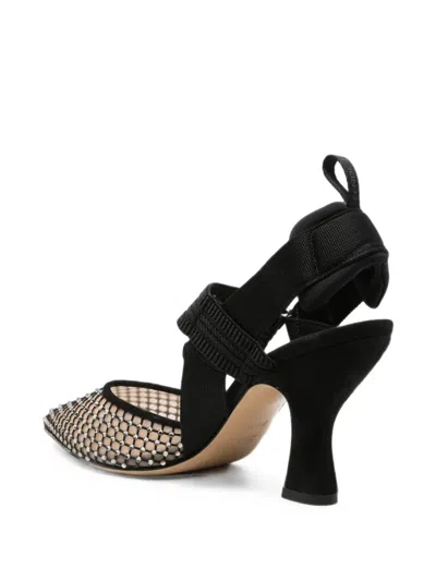Fendi Leather Pumps In 블랙