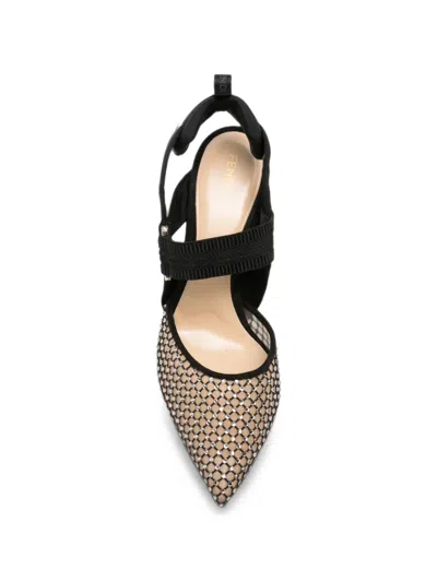 Fendi Leather Pumps In 블랙