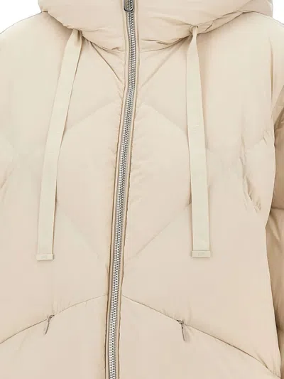 Duno Diamond-quilted Peggie Coat In 뉴트럴