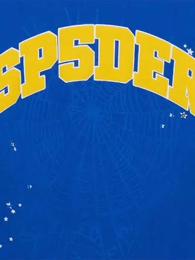 Sp5der Varsity Web Sweater In 블루